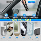 Black RTV Silicone Sealant Adhesive, 100% Silicone Caulk, All-Purpose Waterproof Sealant for Car, Window, Bathroom, Kitchen, Shrink & Crack Proof High Bond Strength Adhesive – 1.8oz / 50g