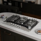 Empava 30 Inch Gas Cooktop with 5 World Class Made in Italy SABAF Burners, LPG/NG Convertible, Ideal RV Top Stoves for Kitchen, Stainless Steel