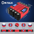 28 Inch Folding Level, Multi-Angle Precision Leveler with Magnetic Base, Foldable Aluminum Alloy Tool for Woodworking & Construction