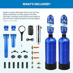 Aquasana Whole House Well Water Filter | 500K Gallons | UV, Carbon & KDF | Salt-Free Softener Alternative | Install Kit | Tackles up to 99.99% Chlorine, Bacteria, Viruses & Scale | EQ-WELL-UV-PRO-AST