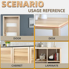 GSCIT Club Birch Edge Banding, 1 1/2 inch x 500ft roll of Wood Veneer Edge Banding Preglued Flexible, Wood Tape Banding for Cabinet Plywood