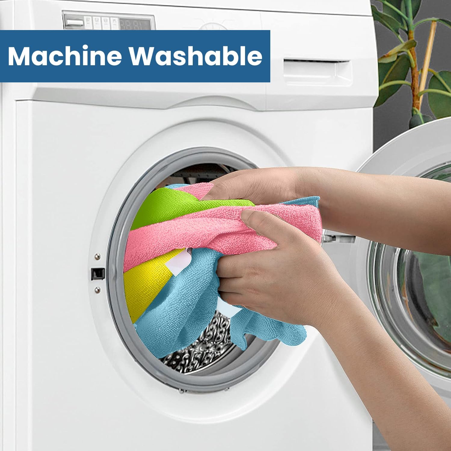 DAN RIVER 24-Pack Microfiber Towels – Ultra Absorbent, Lint-Free & Streak-Free Rags for Cleaning House, Car & Kitchen - Must-Have Cleaning Essentials - 12" x 12" - Assorted