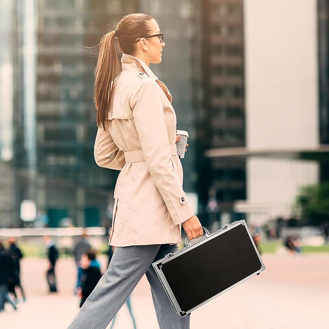 Portable Aluminum Alloy Tool Box Multi-functional Emergency Kit Case Capacity for Medicine Crafts and Accessories Compact Design Convenient Handle