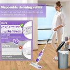 25PCS Disposable Mopping Pads Refills for Swiffer PowerMop,Replacement with Swiffer Power Mop Refills for Swiffer Power Mop Pads Multi-Surface for Floor Cleaning