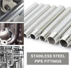 TAISHER 2PCS Stainless Steel Pipe Fittings, 3/8" NPT Male x 3/8" NPT Female Threaded, 8" Length Nipple Cast Pipe