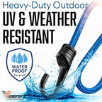 Bungee Cords with Hooks - Heavy Duty Outdoor UV & Weather Resistant 28pc Assortment with 4 Free Tarp Clips, Ball bungees, Canopy Ties & Storage Bag