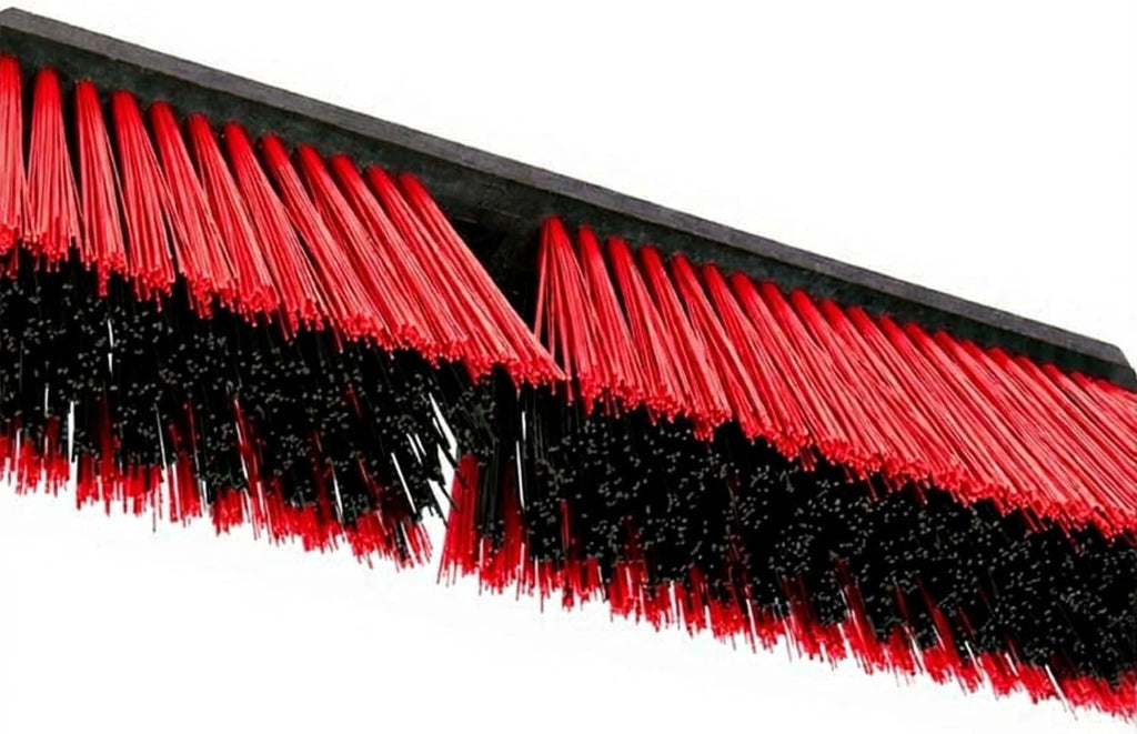 Large 24'' Multi-Surface Push Broom with Alloy Handle