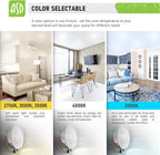 ASD Retrofit LED Recessed Lighting 4 Inch | 9W 700 Lm Wet Rated Dimmable Ceiling Downlights | 2700K-5000K Adjustable CRI90 White Room Recessed Light Fixtures | LED Can Lights, UL 12 Pack