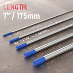 YESWELDER TIG Welding Tungsten Electrode 2% Lanthanated 1/16" x 7" (Blue, WL20/EWLa-2) 10-pk