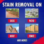 30 SECONDS Outdoor Cleaner Concentrate for Mold, Mildew, Algae and Lichen + Spray & Walk Away Concentrate - No Pressure Washing Required, for Siding, Decks, Vinyl, Roof, Fence, Patio