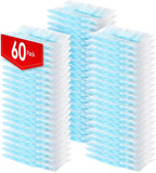 60 Count Electrostatic Duster Refills Compatible with Swiffer Duster, Multi-Surface Dusting Refills, Microfibre Dusters for Cleaning, Unscented