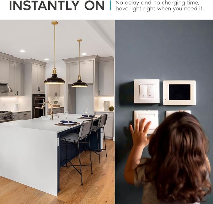 LUXRITE A19 LED Bulb 60W Equivalent, 3500K Natural White, 800 Lumens, Dimmable Standard LED Light Bulbs 9W, Enclosed Fixture Rated, Energy Star, E26 Medium Base - Indoor and Outdoor (24 Pack)