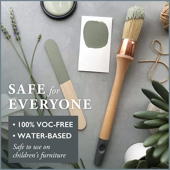 AMY HOWARD AT HOME Chalk-Based One Step Paint for Furniture, Cabinetry, Decor, Finish, and More | No Stripping, Sanding, or Priming | Medium Base | 32 Ounce | Lou Lou