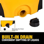 DEWALT DXV14P Shop Vacuum Wet/Dry 14 Gallon, 6 HP Wet/Dry Vac with 110 CFM Powerful Suction, Yellow