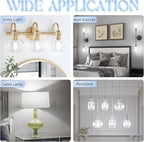 E26 Bulb, Non-Dimmable Edison Bulbs 60 watt Equivalent LED, 4000K Daylight White, ST58 Vintage Light Bulbs, 90+ CRI, 6W 600LM, E26 Medium Base, Clear Glass, 18 Pack