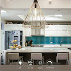 12 PCS Dimmable Vintage LED Edison Bulbs, 6W Equivalent 60 Watt, Natural White 4000K, Antique Flexible Spiral LED Filament Light Bulb, ST58 (ST19), 600 Lumens, E26 Base, Clear Plastic