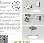 ASD 6 Pack LED Recessed Lighting 4 Inch 12W, 5 CCT 2700K-5000K CRI90+, IC Rated Ultra Thin Dimmable Ceiling Lights with J Box, Canless Wafer Downlight, Round Slim Panel Light, Energy Star ETL, White