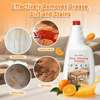 Floor Cleaning Solution Compatible With Roborock Robot Vacuum and Mop Cleaner (Qrevo/Q7/Q10/Saros 10R), Deep Clean For Multiple Hard Floor, Suitable for All Robot Vacuum With Mopping (Orange 2 Bottle)