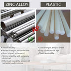 Zinc Sash Lock and Keeper fit for Andersen Sash Lock & Keeper 1968 to Present in Stone Color