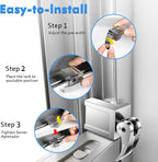 5 Pack Window Locks, Diecast Durable Design, Compatible with Horizontal and Vertical Window, Fit 1/16 inch(0.16cm) up to Wide Rail Easy Installation, Enhanced Safety (Silver)