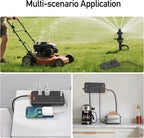 Outdoor Power Strip Weatherproof, KPQ IPX6 Waterproof Surge Protector with 6 Wide Outlets, 2 USB A and 2 USB C, 10FT Heavy Duty Extension Cord for Home, Office, Dorm, Patio, FCC UL Listed