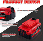 Upgrade 2-Pack 20V 8.0Ah Replacement for Craftsman 20V Battery V20 Lithium ion Batteries Compatible with CMCB205 CMCB204 CMCB206 CMCB202 CMCB201 20V Cordless Power Tools