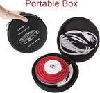 Ultrathin Upgraded Food Grade Silicone Travel Foldable Electric Kettle Boil Dry Protection Portable with Dual Voltage and Separable Power Cord,555ML 110-220V US Plug