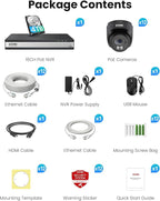 ZOSI C220 16CH 4K PoE Home Security Camera System, 16 Channel 4K 8MP NVR with 4TB HDD for 24/7 Record, 12 x 4MP(1440p) QHD 2.5K Dome IP Cameras Outdoor Indoor, Smart AI Human Detection, Two-Way Audio