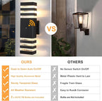 Dusk to Dawn Outdoor Wall Light Fixture 4 Pack, Up and Down Lights Outdoor Wall Sconces, Aluminum Waterproof Outside Lights for House Porch Hallway Garage