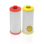 Aquasana Replacement Filter Cartridges Fit Claryum 2-Stage Under Sink Water Filter WQA Certified to Reduce Up to 99.99% of PFAS, Microplastics, Lead & Chlorine 2 Count AQ-5200R AQ-C2-R