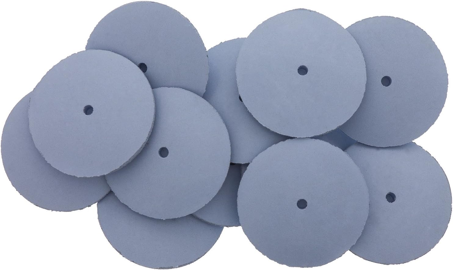 Unmounted Silicone Polisher, Knife Edge, Light Blue, Fine Grit, 12 Pack | POL-310.30