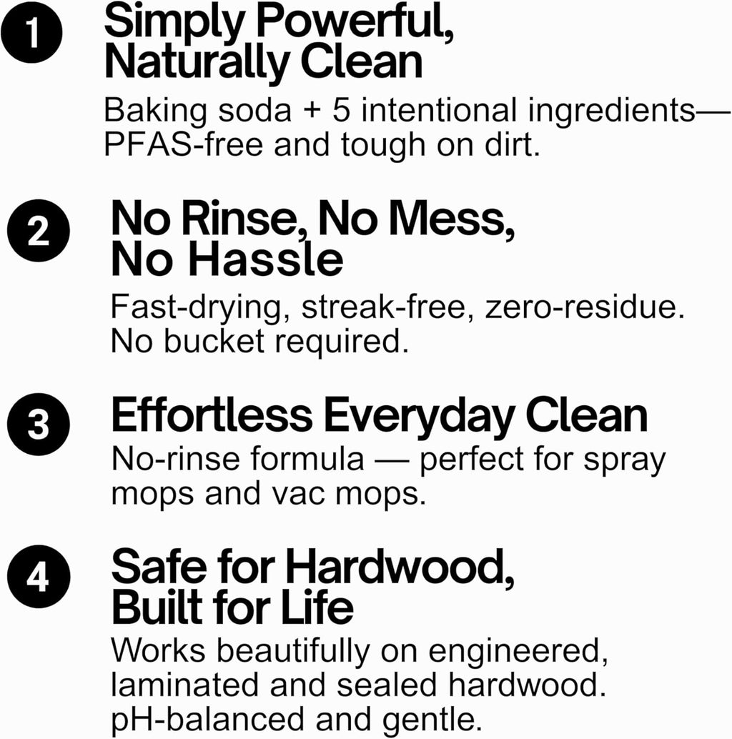 Quick Shine Hardwood Floor Cleaner 27oz, 2Pk| Use in Spray & Vac Mops| Removes Dirt & Scuff Marks| Ready-to-Use, Streak Free, No Rinse| Safer Choice Cleaner| Perfect for Gentle and Effective Cleaning