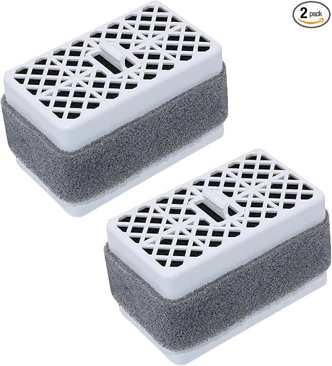 2-Pack THU6474 Deodorizer Cartridge for TOTO Washlet – Compatible with THU6474-01/THU6072, S500E/S550E/K300/C2/C5, SW3074/SW3054T40 – Activated Carbon Filter