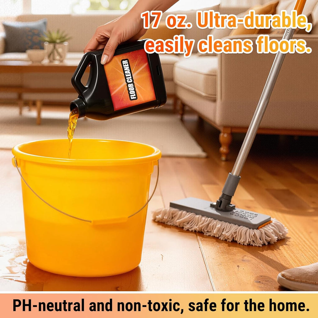 Solubril Tile Cleaner-Heavy Duty Solubrilho Floor Cleaner - 0.5L Heavy Duty Floor Cleaner, Multipurpose Powerful Stain Removing Liquid for Multi-Surface Use, Bathroom, Kitchen, Floors & Non-Slip