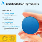 Automatic Toilet Bowl Cleaner Tablets Blue Gel Toilet Tank Cleaners, Septic-Safe Hard Water Ring Stain Remover, Smell Eliminator Heavy Duty Toilet Cleaning & Deodorizer, Fresh Scent - 48 Tabs
