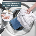 Commercial Mop,Masthome 42" Heavy Duty Dust Mop with Stainless Steel Handle,Large Industrial Mops for Floor Cleaning with 1 Cotton & 1 Microfiber Pad,Wet & Dry Large Mops for Home,Garage,School,Mall