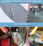 Stair Tread Template Tool - Stair Tread Gauge, Stair Tread Jig, Adjustable 7.67" to 49" in Length, Stair Tread Measuring Tool Suite for Stairs, Risers, Partitions, Shelf Scribe Layout