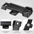 Saillong Replacement Sash Lock Compatible with Prime-line F 2590 for Vertical & Horizontal Sliding Windows, 2-1/4” Mounting Hole Centers, Broken Sash Locks for Additional Home Security(Black,3 Pack)