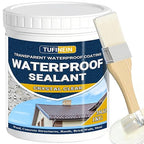 Transparent Waterproof Coating, TUFINEIN 35oz Invisible Waterproof Agent Indoor & Outdoor Sealant Water-Based Clear Sealant Roofs, Walls, Garden, Terraces