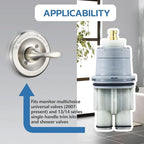 RP46074 Shower Cartridge Compatible with Delta 13/14 Series Single Handle Faucet, Suitable for Delta Monitor MultiChoice Universal Valves Rough-in (2007-present)