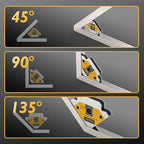 TOOLIOM Arrow Welding Magnets 6Pcs 25LB & 50 LB & 75 LB Strong Hold Magnetic Welding Holder Welder Magnet Set Welding Accessories