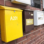 Outus 8 Sheets Vinyl Letter Stickers Self Adhesive Mailbox Alphabet and Numbers Outdoor Vinyl Letters for Scrapbooking Crafts Bulletin Board Classroom School Supplies(3 Inch,White)