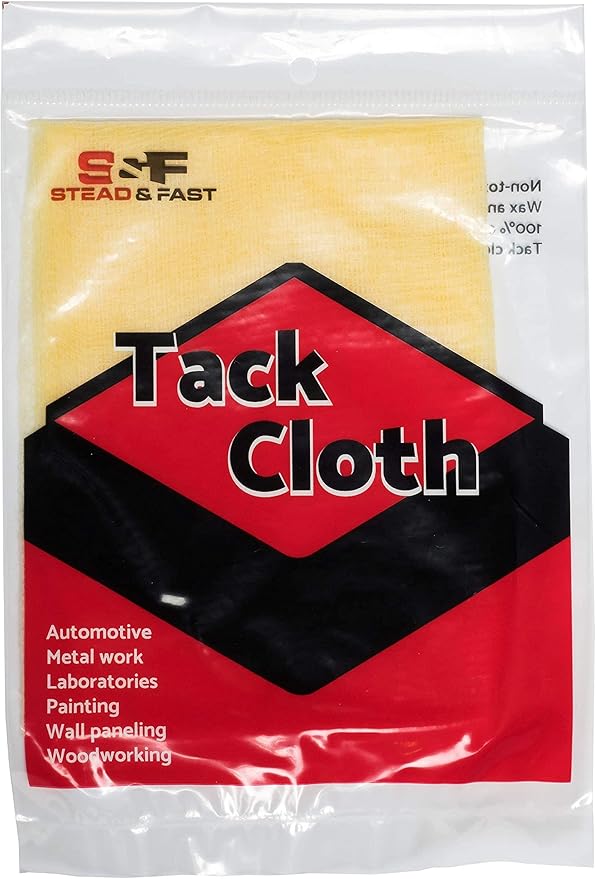 S&F STEAD & FAST Tack Cloth Automotive Painting, 30-pc Tack Cloths for Removing Dust 18" x 36", Sticky Tac Cloths, Professional Grade Tac Rags for Woodworking, Tak Rag Bulk Pack