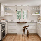 10 Pack 4-3/4 Inch Length|3-3/4 Inch(96mm) Hole Center Brushed Gold Kitchen Cabinet Handles, Cabinet Pulls Kitchen Cabinet Hardware, Cupboard Pulls, Drawer Handles