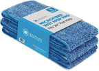 Microfiber Wholesale 24 inch Microfiber Mop Pads - Machine Washable, Reusable, Refills & Replacement Wet Mop Heads Compatible with Any Microfiber Flat Mop System (3 Pack)
