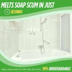 Oh Yuk Tub and Tile Cleaner – Combo Pack with Spray and Concentrate Refill | Cleans Tubs, Tiles, and Shower Walls | 4X Long-Lasting Value | Biodegradable, Vegan, Cruelty-Free | Made in USA