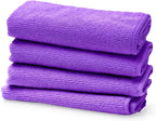 Screen Mom Screen Cleaner Purple Microfiber Cloths (4-Pack) - Microfiber Screens Cleaner Cloths, TV Cleaning Cloth for Electronic Cleaners, Laptop, Computer & Car Screens Cleaning Kit, TV Cleaners