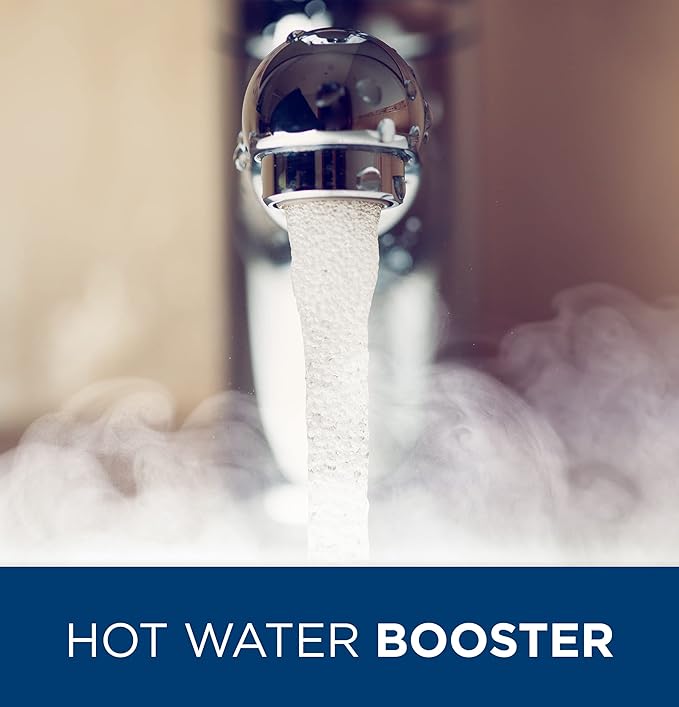 GE Appliances 10 Gallon Versatile Plug and Play Electric Water Heater with Adjustable Thermostat, Easily Installs Where You Want It, 120 Volt