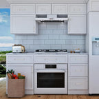 JOY DECOR Cabinet Pulls – 7-1/2 Inch Hole Center, Brushed Nickel, 10 Pack, Zinc Alloy Cabinet Handles for Drawers & Cupboard – Vintage Style Hardware for Kitchen, Bathroom, Dresser, Furniture Makeover