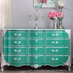 Dixie Belle Paint Company Chalk Finish Furniture Paint - Mermaid Tail (16oz) - Matte Aqua Green Chic Chalk Mineral DIY Furniture Paint